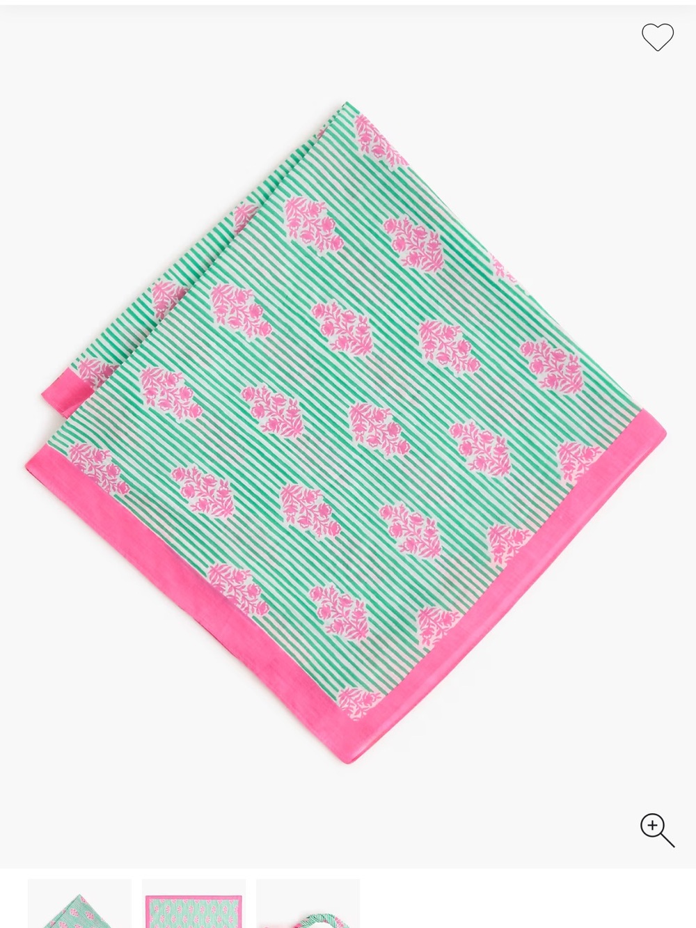 J.Crew Factory Cotton Bandana Scarf